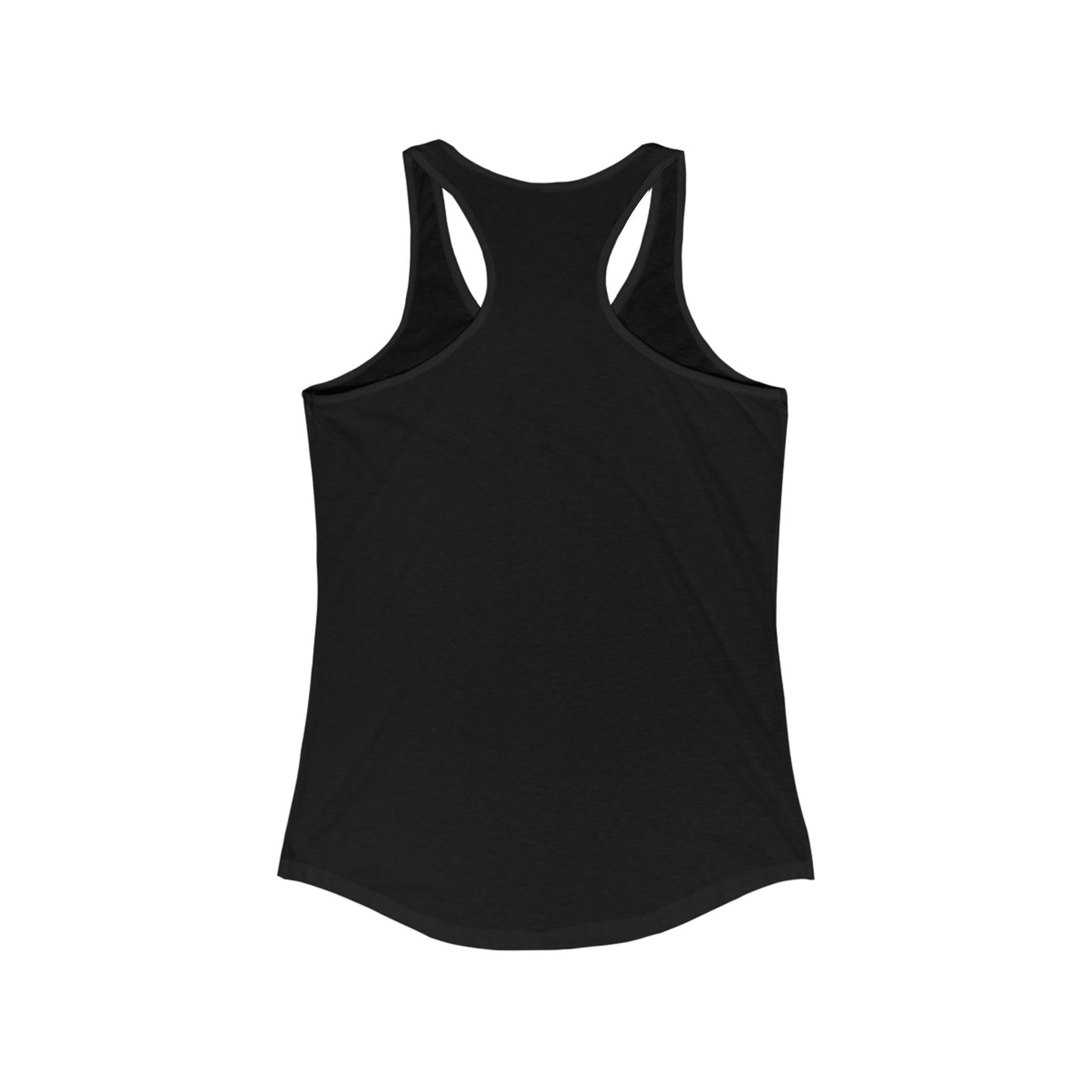 Racerback Tank-Top, Papa-Legba veve, White on Black