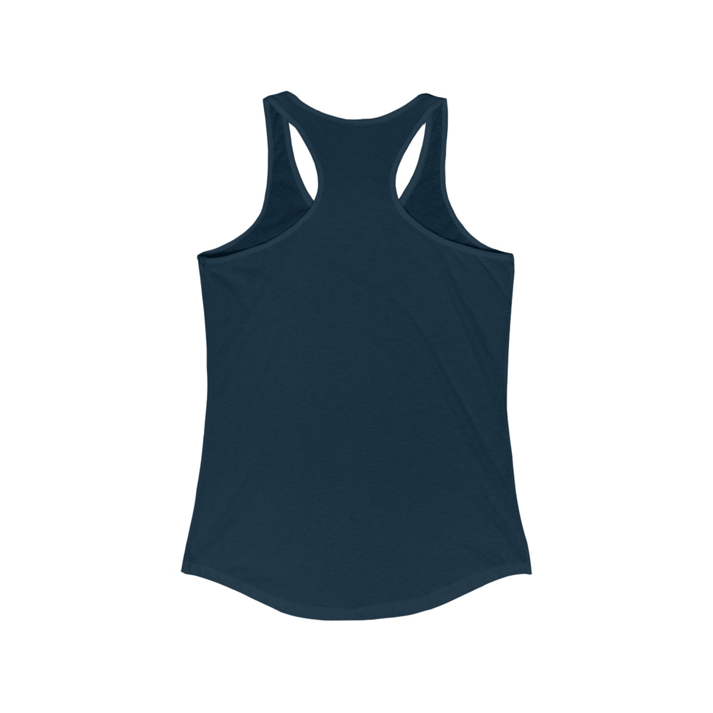 Racerback Tank-Top, Erzuli-Freda veve, Blue on Midnight Navy Blue