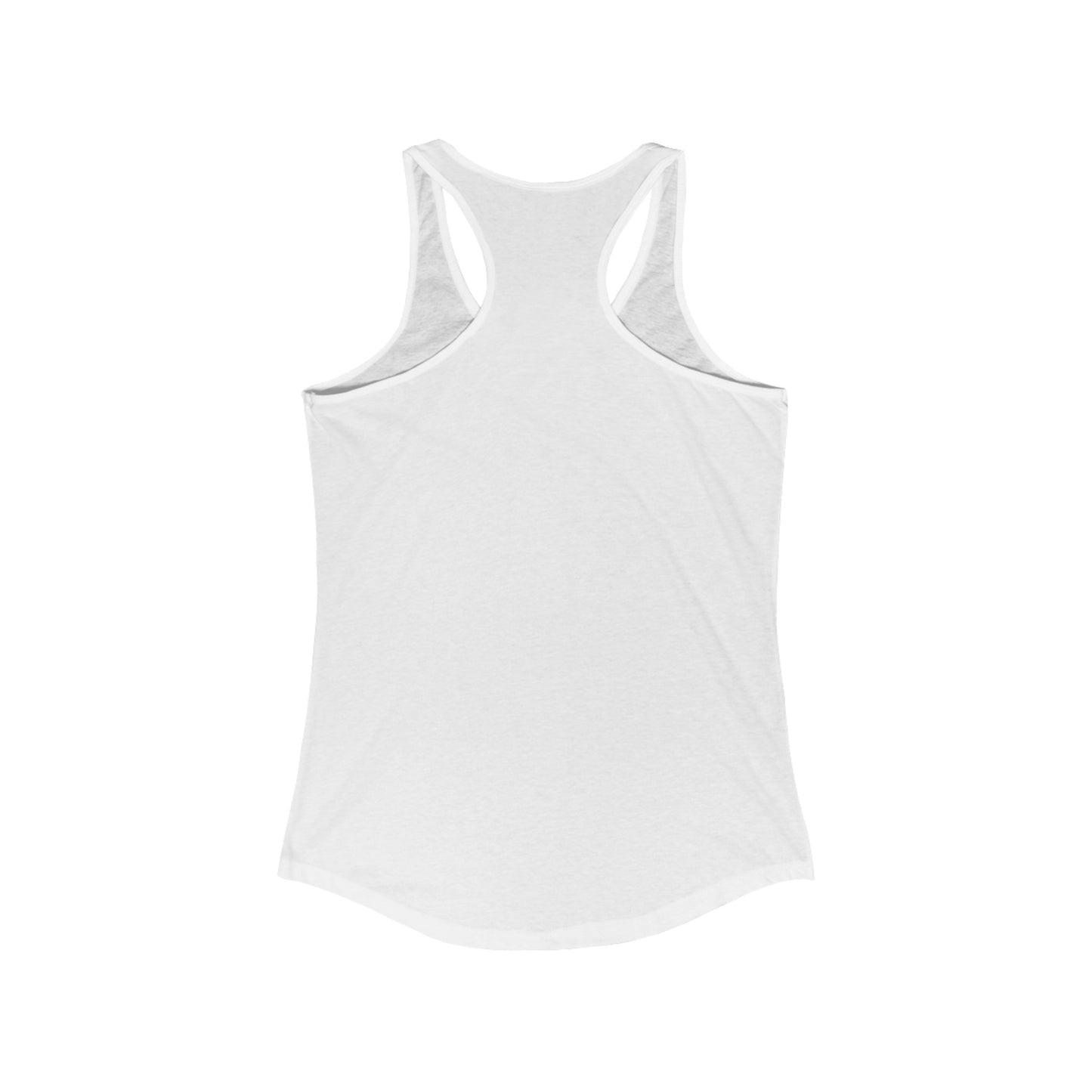 Racerback Tank-Top, Damballah-Wedo veve, Pink on White