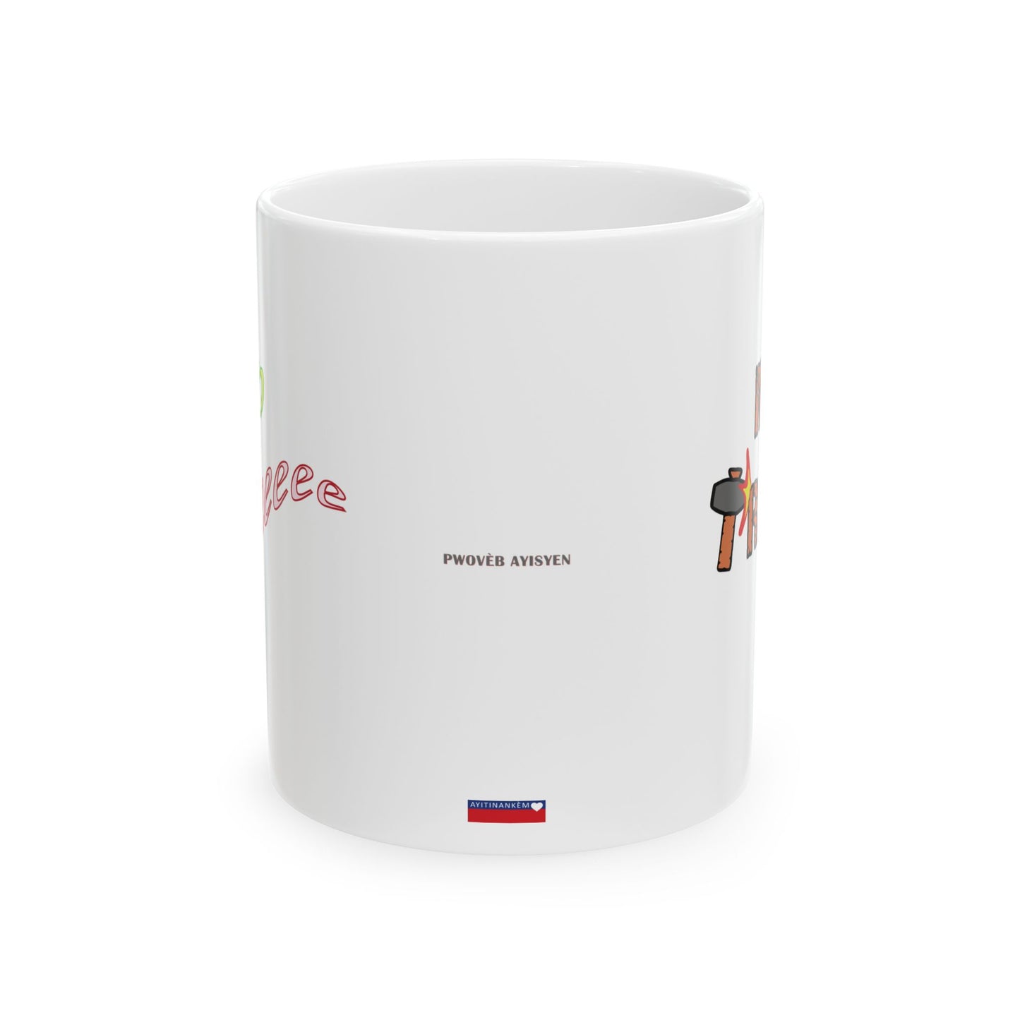 WAP PALE MAP TRAVAY" #2 Haiti mug