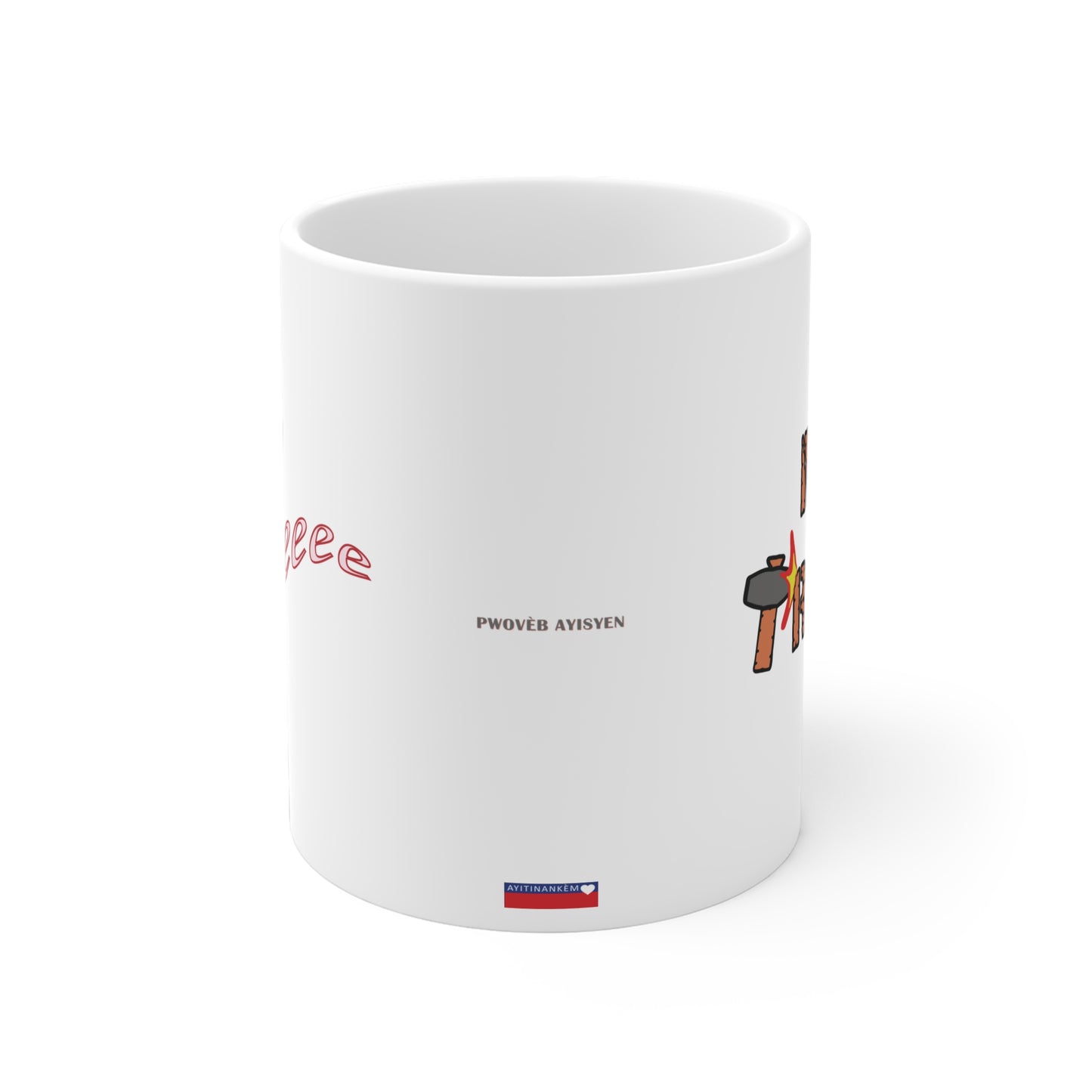 "WAP PALE MAP TRAVAY" #2 > Haiti mug