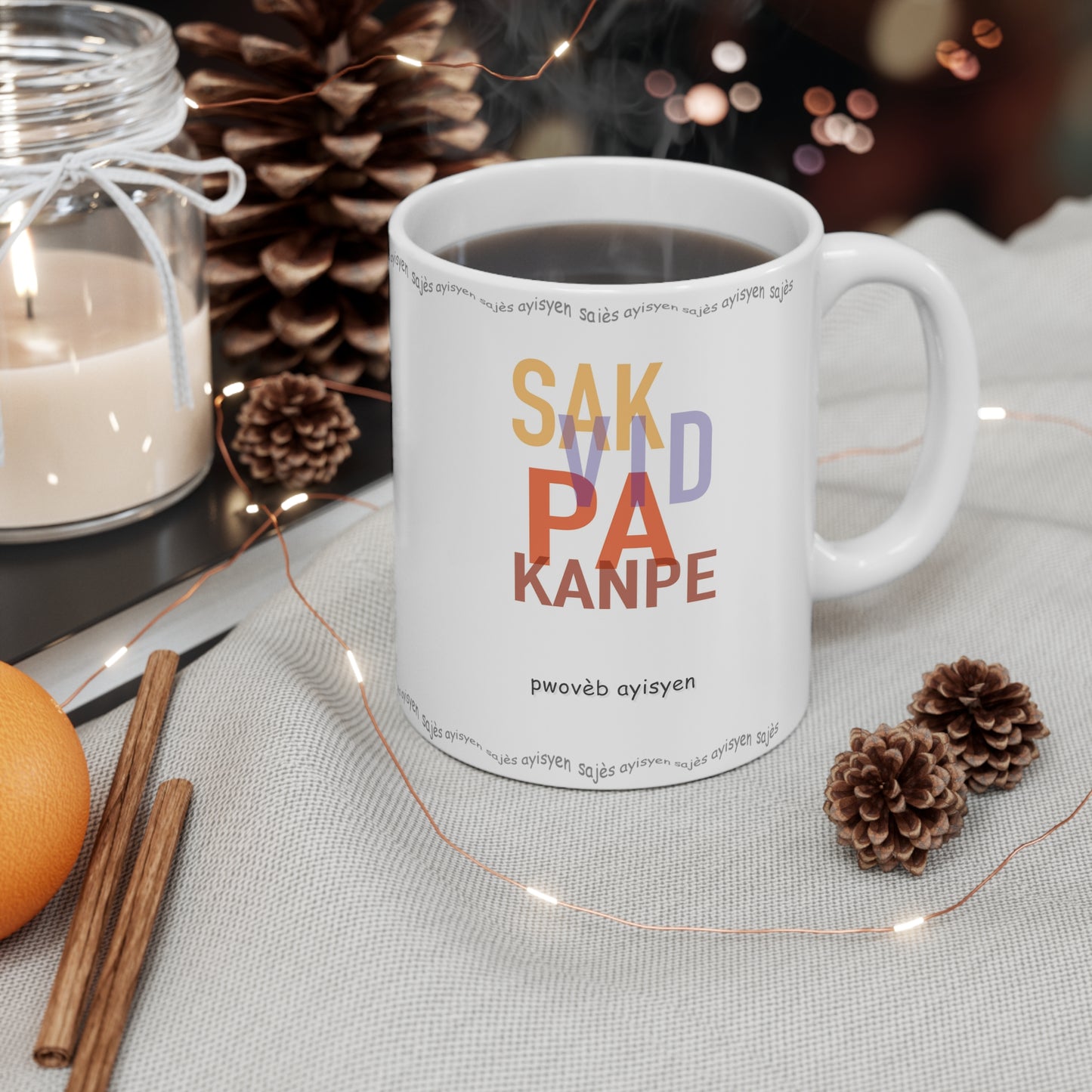 "SAK VID PA KANPE" #2 Haiti mug