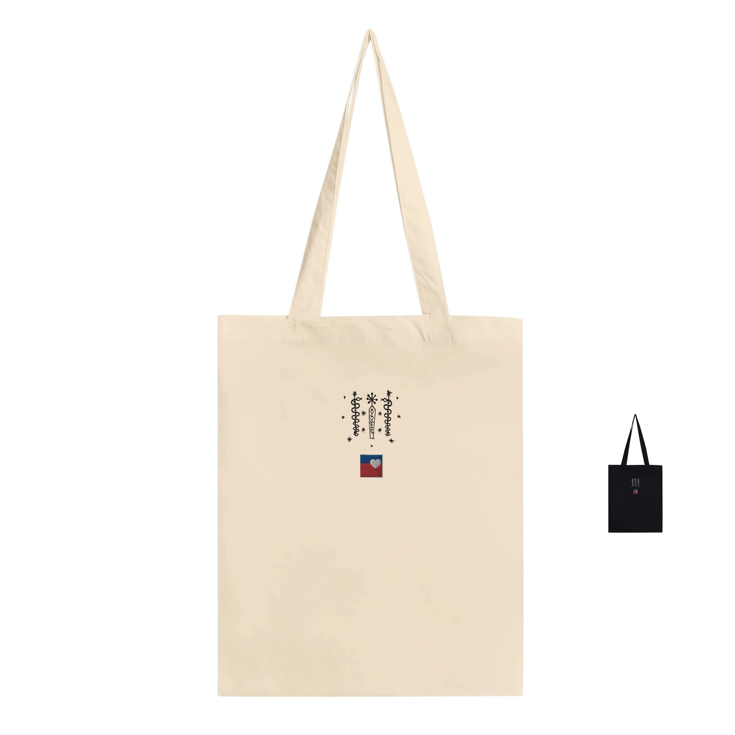 Premium embroidered Danbala Tote Bag