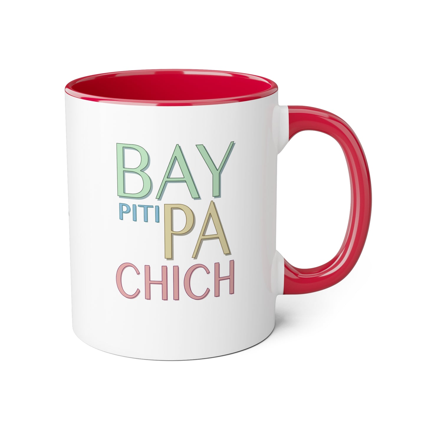 "BAY PITI PA CHICH" RED > Haiti mug